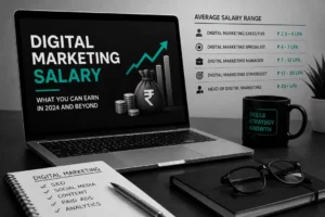 Digital marketing salary illustration showing career growth, salary trends, and earning potential by a digital marketing expert in Malappuram.
